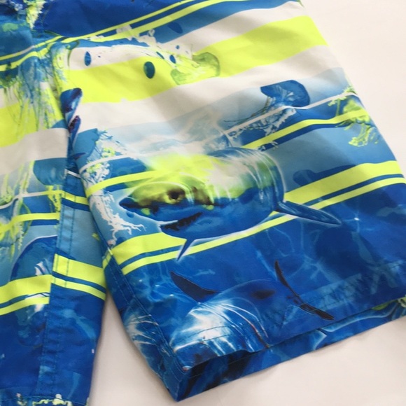 Boy's OP Shark Swim Trunks - Picture 3 of 10